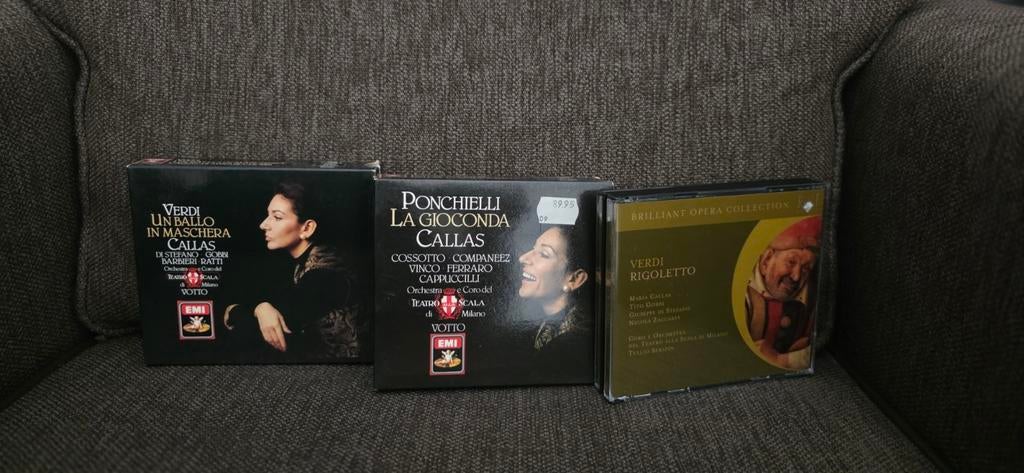 Drie opera's met Maria Callas, Ophalen of Verzenden, Nieuw, Staal
