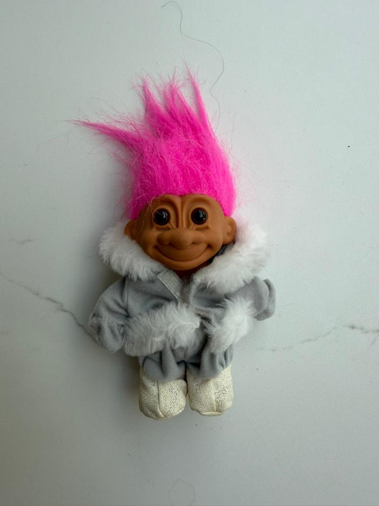 VINTAGE Russ Berrie Iceland Eskimo troll, Ophalen of Verzenden, Zo goed als nieuw, Overige typen