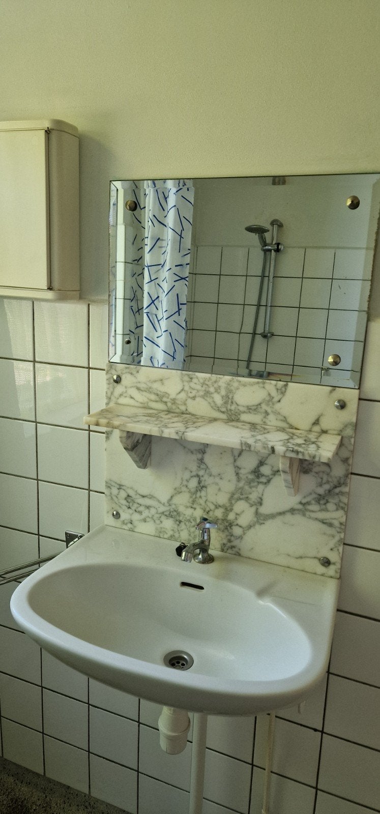 Gratis vintage wastafel, Ophalen, Gebruikt, 50 tot 100 cm, Minder dan 100 cm