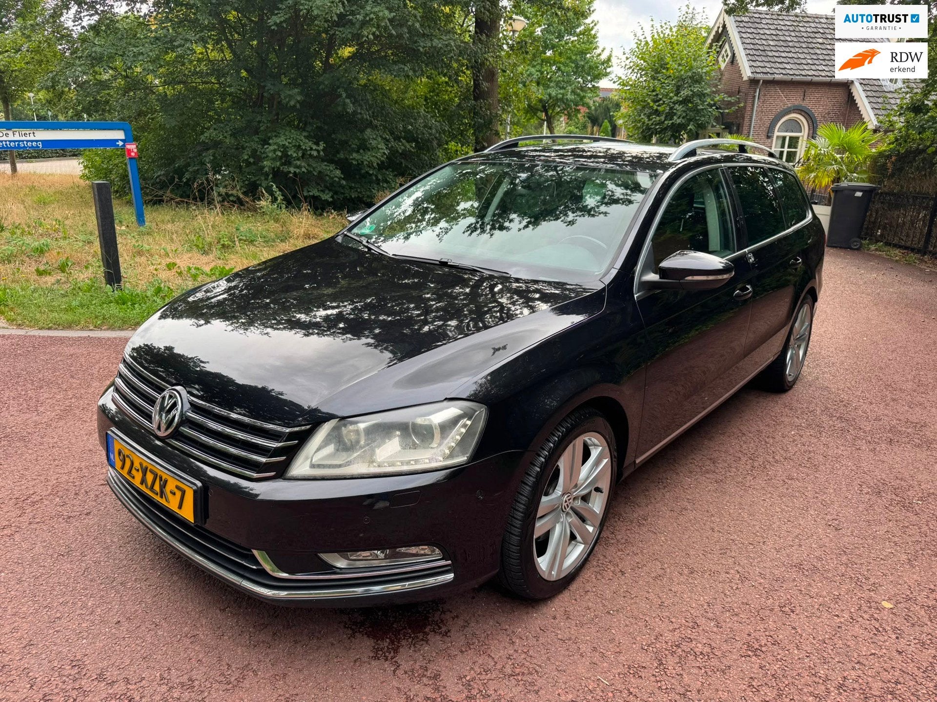 Volkswagen Passat Variant 2.0 TSI Highline / Navi / leder /, Auto's, Euro 5, Gebruikt, 1984 cc, Zwart