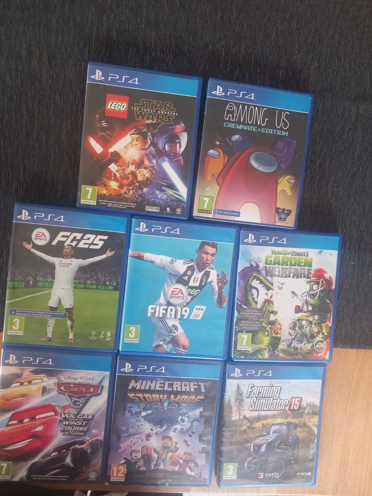 PS4 Games Bundel: FIFA, LEGO Star Wars, Among Us en meer!, Gebruikt, Overige genres, Ophalen of Verzenden, Eén computer