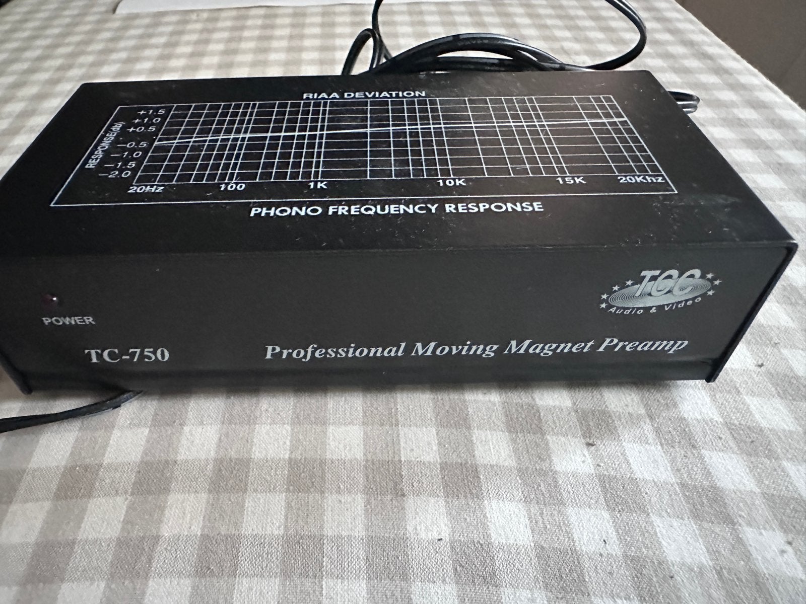 TC-750 Professionele Moving Magnet Phono Voorversterker, Zo goed als nieuw, Ophalen, Overige merken, Minder dan 60 watt