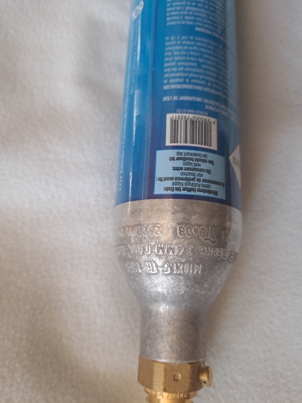 SodaStream CO2 cilinder en fles, Witgoed en Apparatuur, Ophalen, Gebruikt