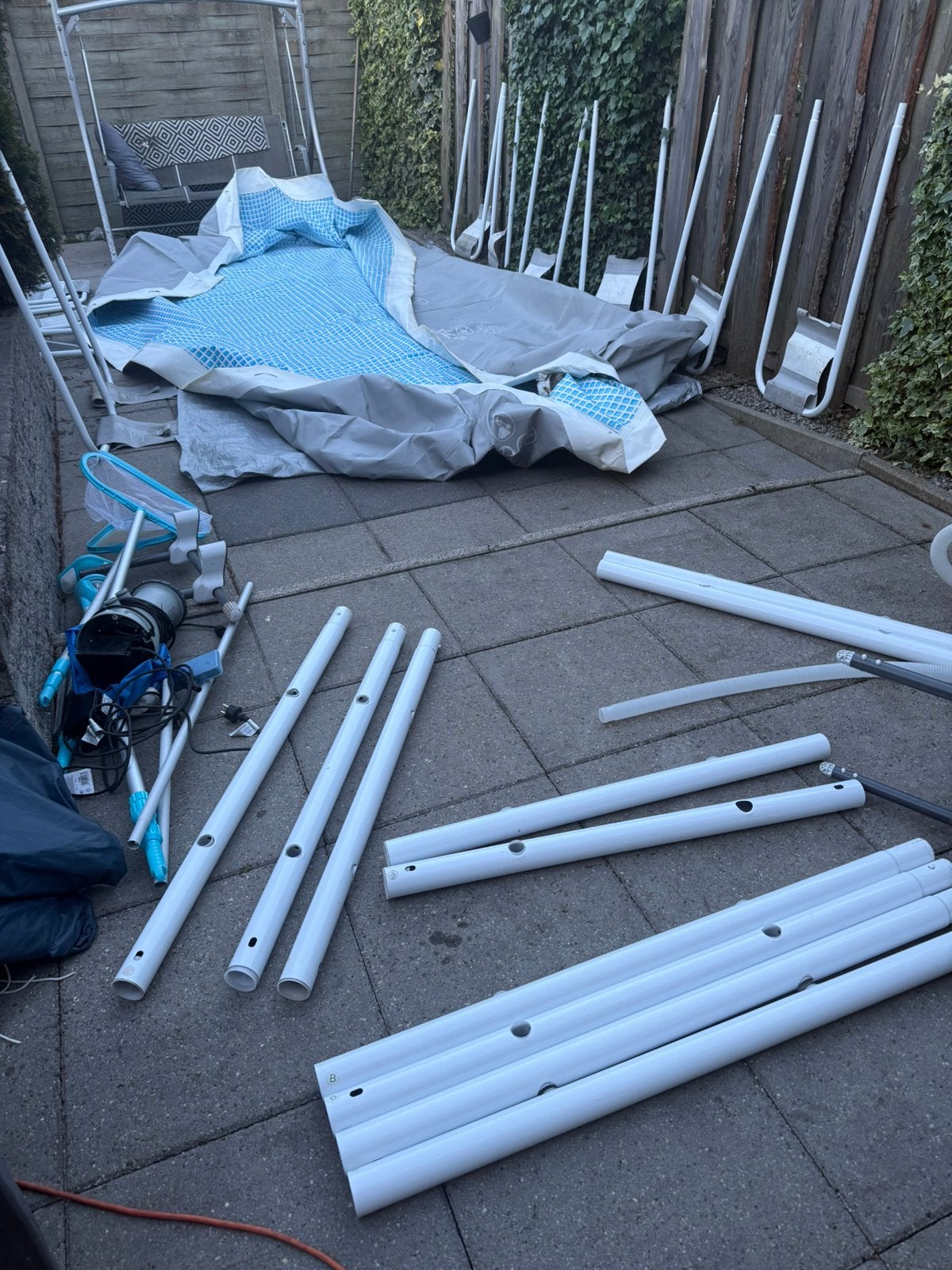 Intex zwembad 7000L, Tuin en Terras, Ophalen of Verzenden, Zo goed als nieuw, Opzetzwembad, Rechthoekig
