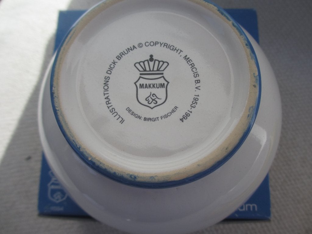 Vintage Zeldzaam Dick Bruna / Mercis kinder-servies, Gebruikt, Overige typen, Ophalen of Verzenden, Overige stijlen