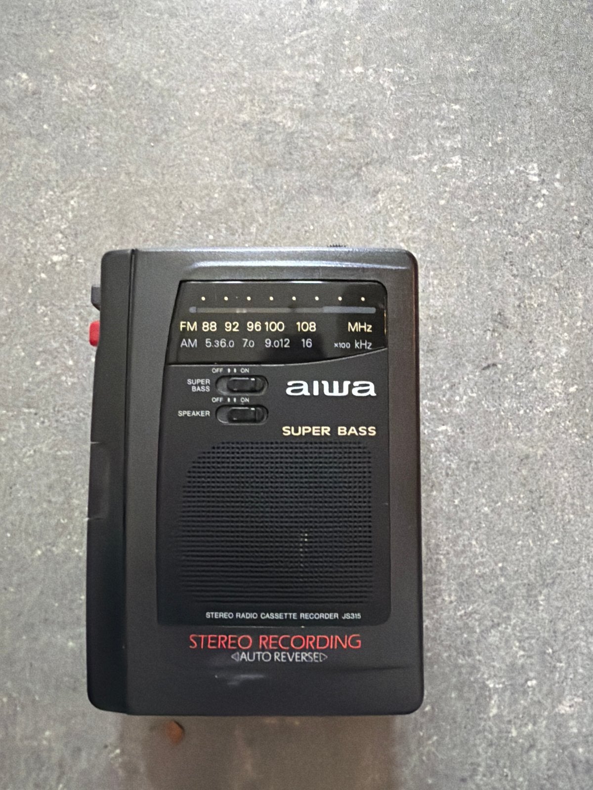 Aiwa Stereo Radio Cassette Recorder JS315 - Vintage Walkman, Ophalen, Walkman