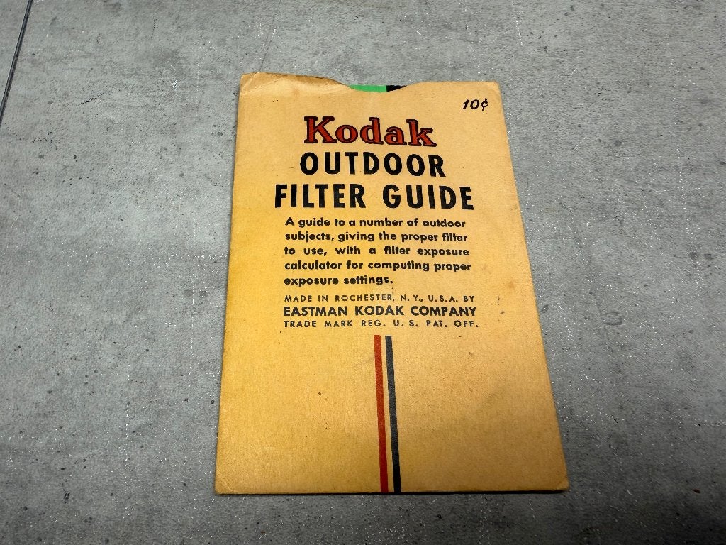 Kodak Outdoor Filter Guide - 11481, Ophalen of Verzenden
