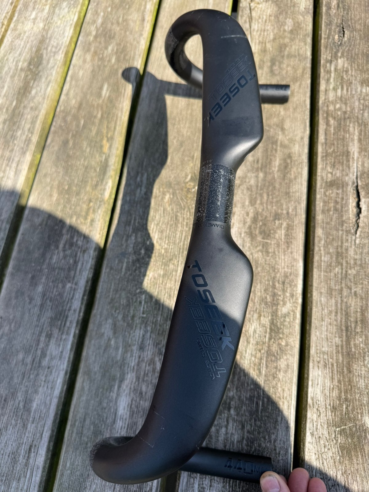 Carbon aero stuur, Fietsen en Brommers, Fietsonderdelen, Stuur, Ophalen of Verzenden, Zo goed als nieuw, Racefiets