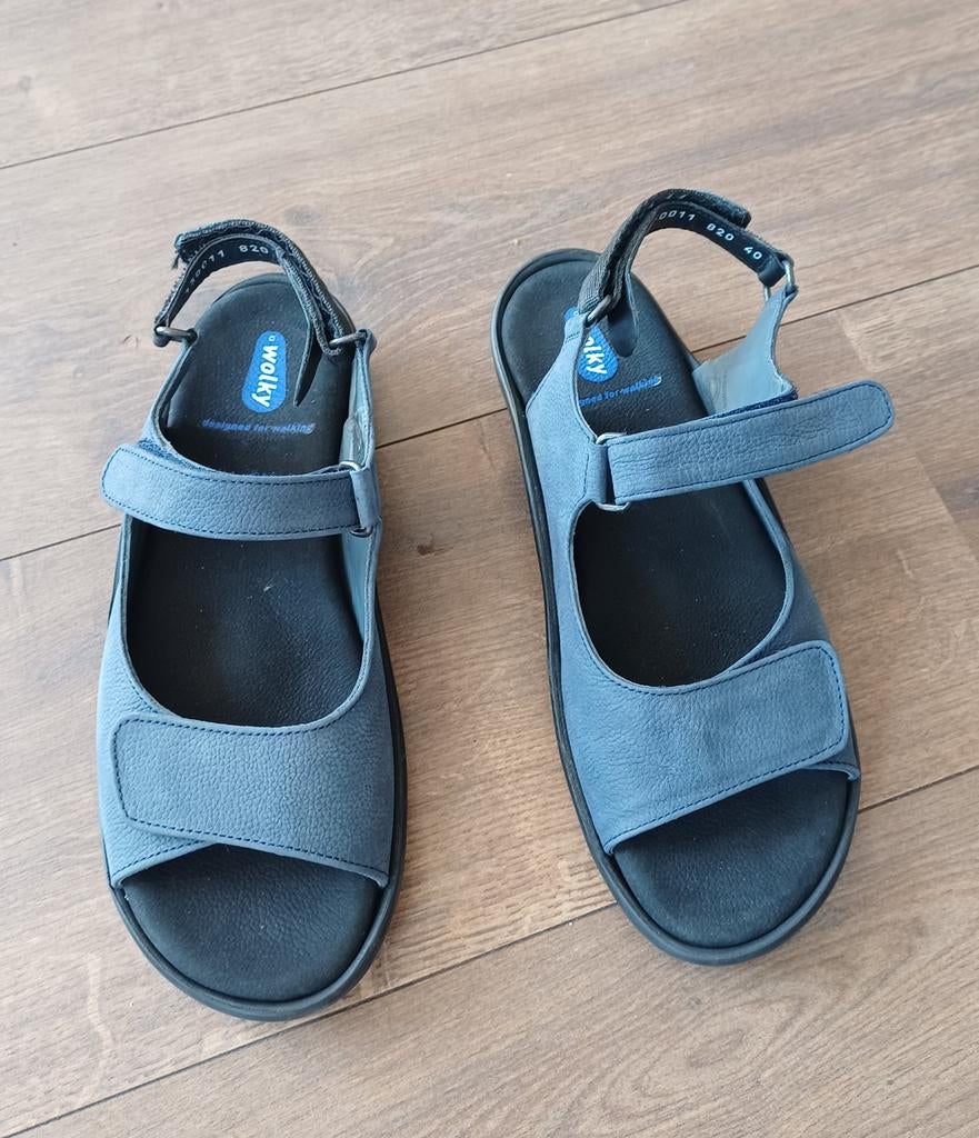 Wolky sandalen - Comfortabele en stijlvolle sandalen, Kleding | Dames, Schoenen, Zo goed als nieuw, Sandalen of Muiltjes, Blauw