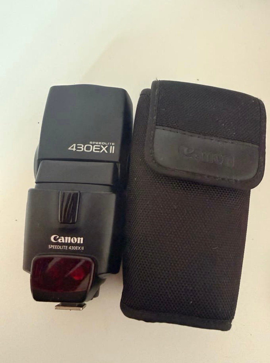 Canon Speedlite 430EX II externe flitser met hoes, Audio, Tv en Foto, Ophalen, Canon, Inclusief tas/hoes, Canon