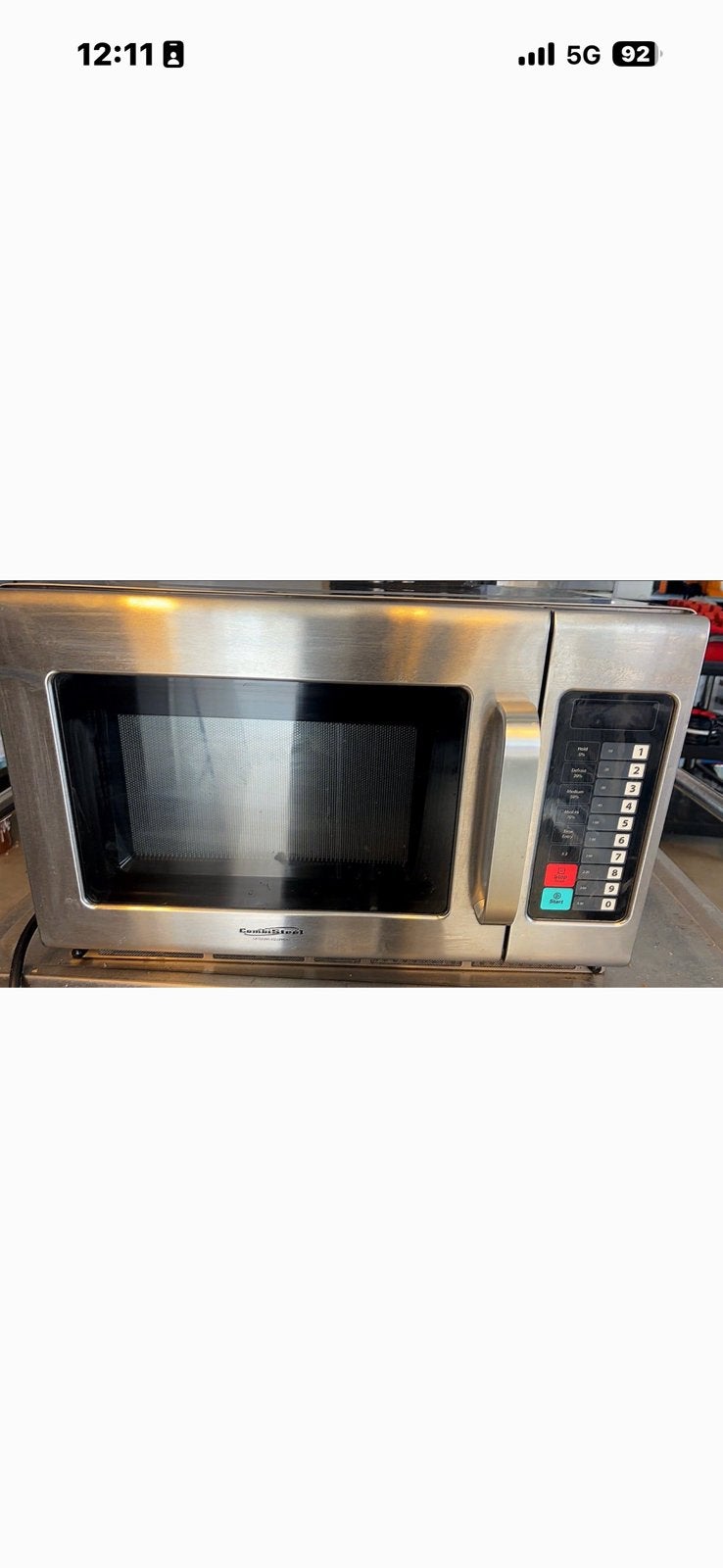 Horeca magnetron defect Combisteel, Ophalen, Gebruikt, Vrijstaand, Magnetron