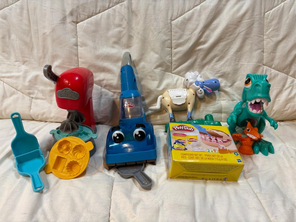 PlayDoh klei speelsets plus assesoires, Kinderen en Baby's, Speelgoed | Overig, Zo goed als nieuw, Jongen of Meisje, Ophalen of Verzenden