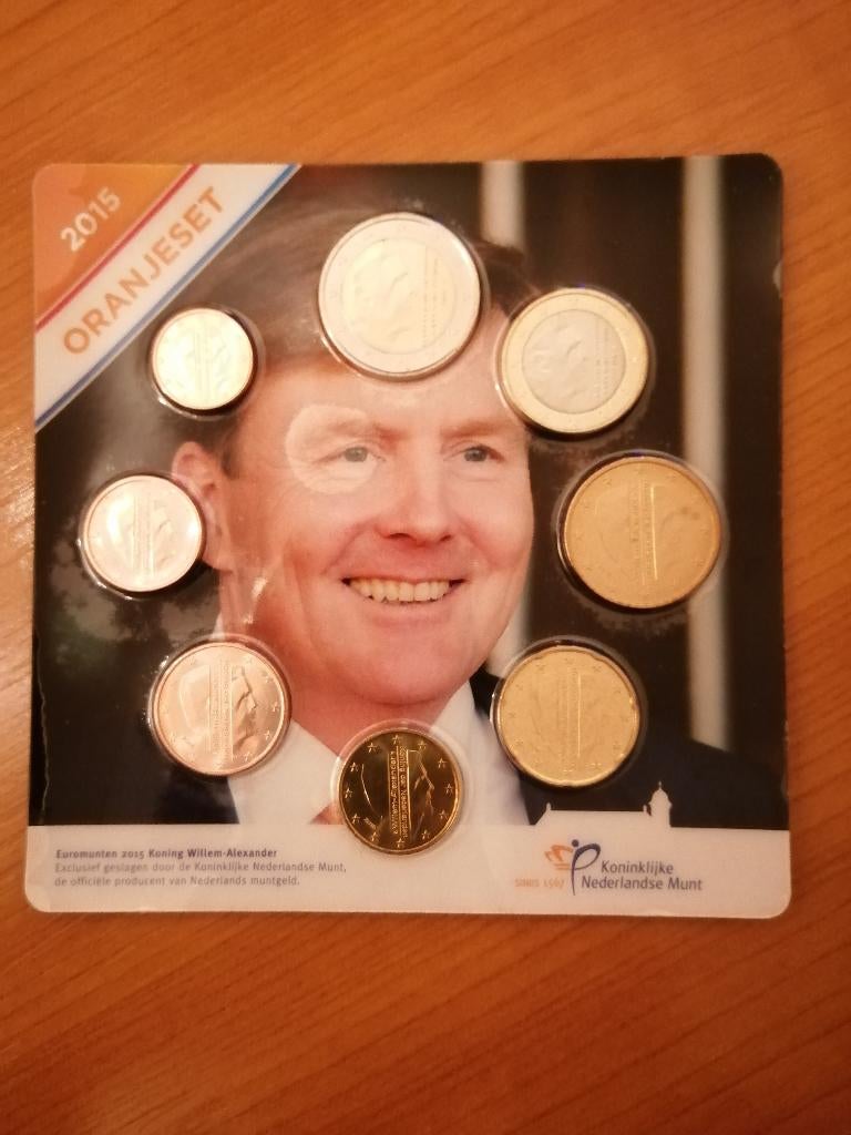 (M-12) Oranjeset Nederland UNC 2015, Ophalen of Verzenden, Koningin Beatrix, Euro's, Setje