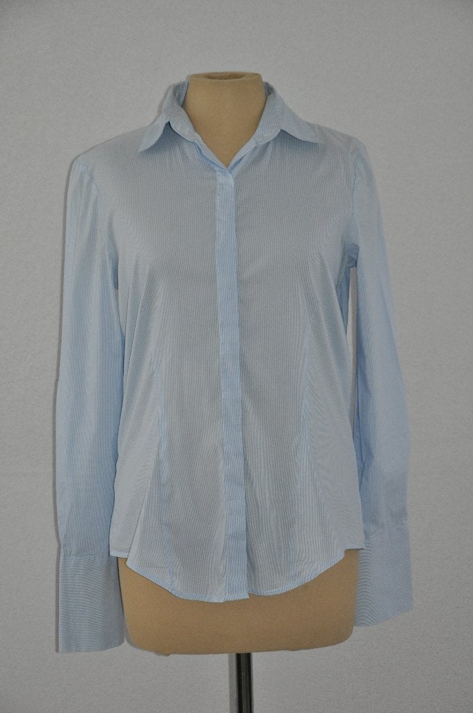 zara blouse M, damesblouse m, dameskleding m, Maat 38/40 (M), Blauw, Zara, Ophalen of Verzenden