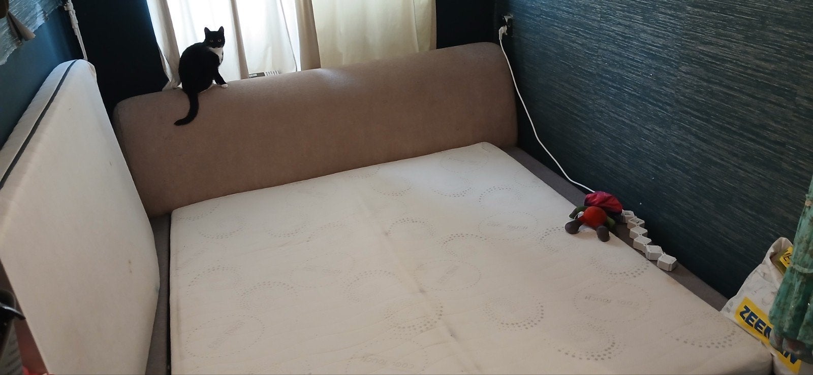 Bed 180x200, Ophalen, Gebruikt, Tweepersoons, 180 cm