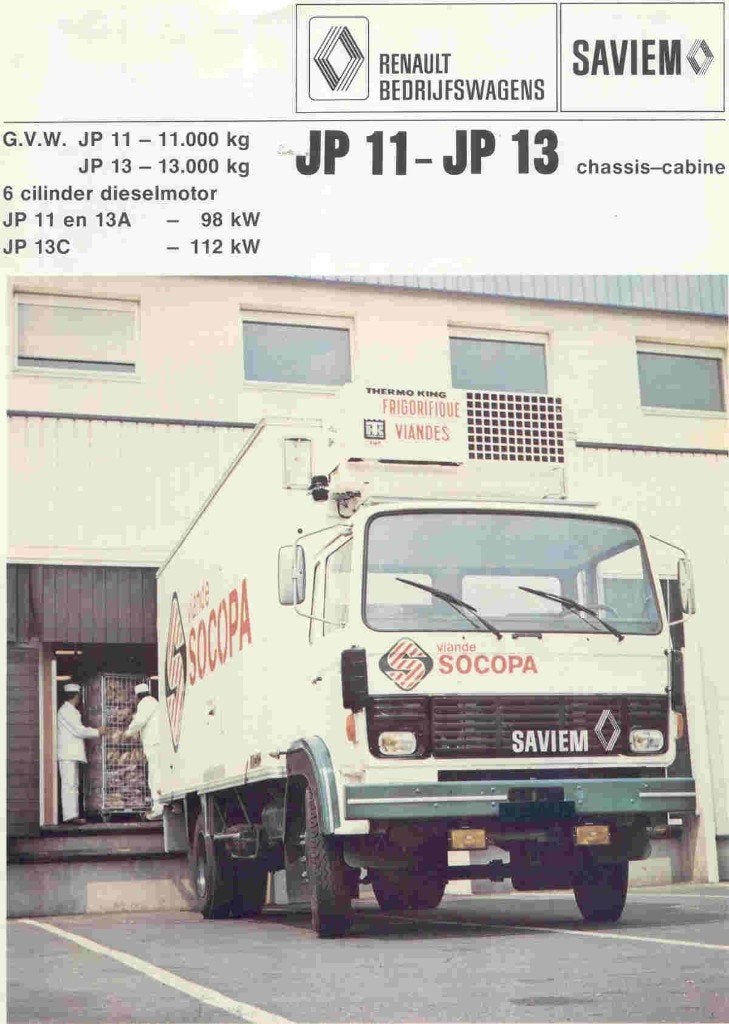 Saviem JP 11 / JP 13 (1978), Boeken, Ophalen of Verzenden, Nieuw, Overige merken