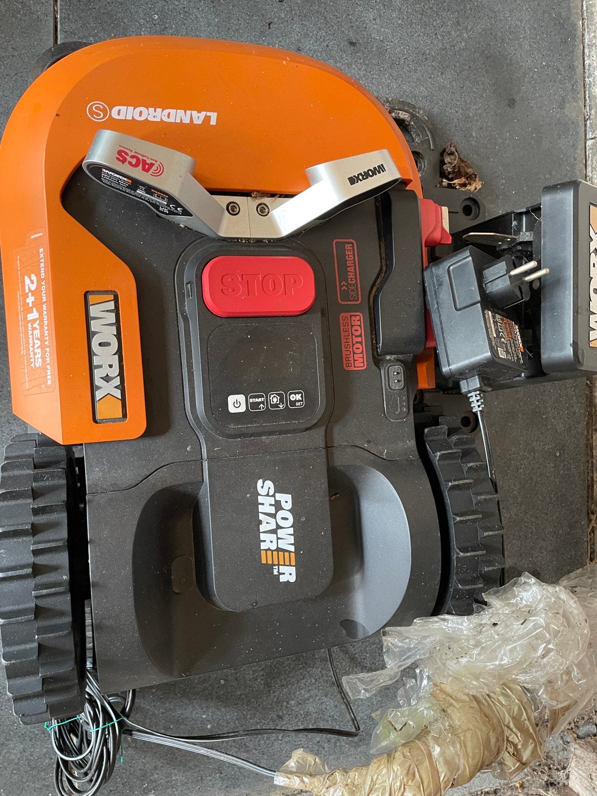 Worx WR130E, Tuin en Terras, Ophalen, Gebruikt, Minder dan 20 cm, Met regensensor