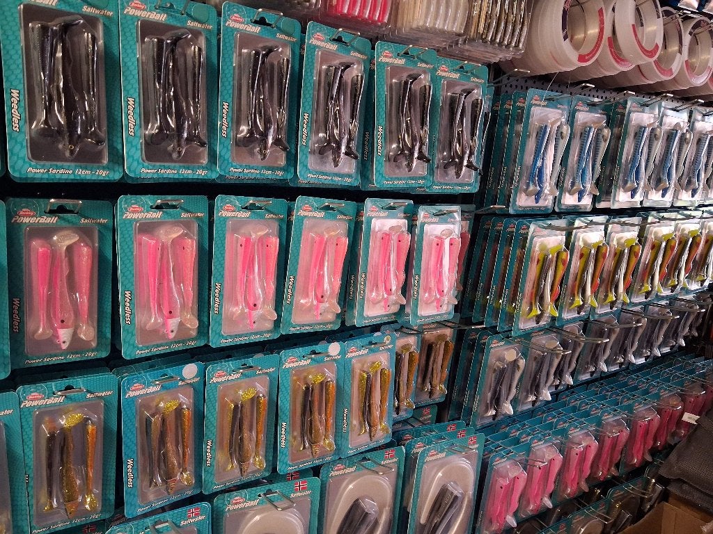 Partij Weedless kunstaas (Berkley Powerbait) Sardine...