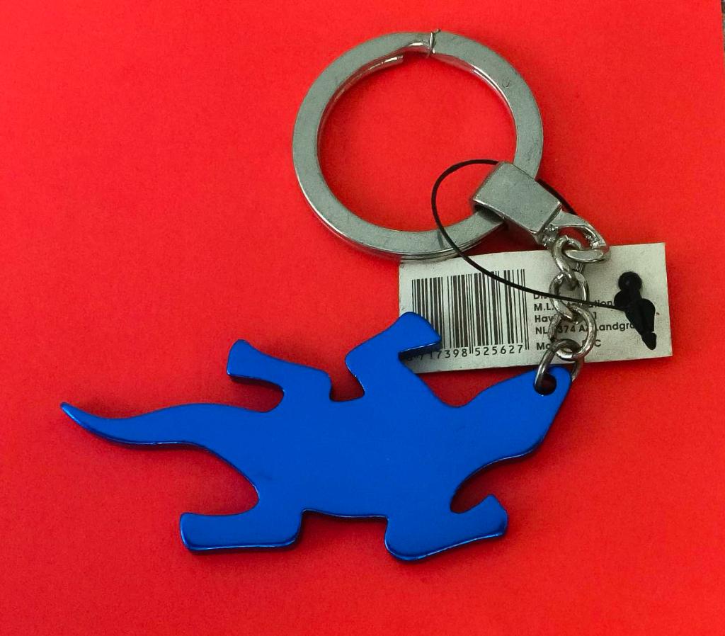 Leguaan sleutelhanger(blauw), Ophalen of Verzenden, Zo goed als nieuw, Dier of Natuur