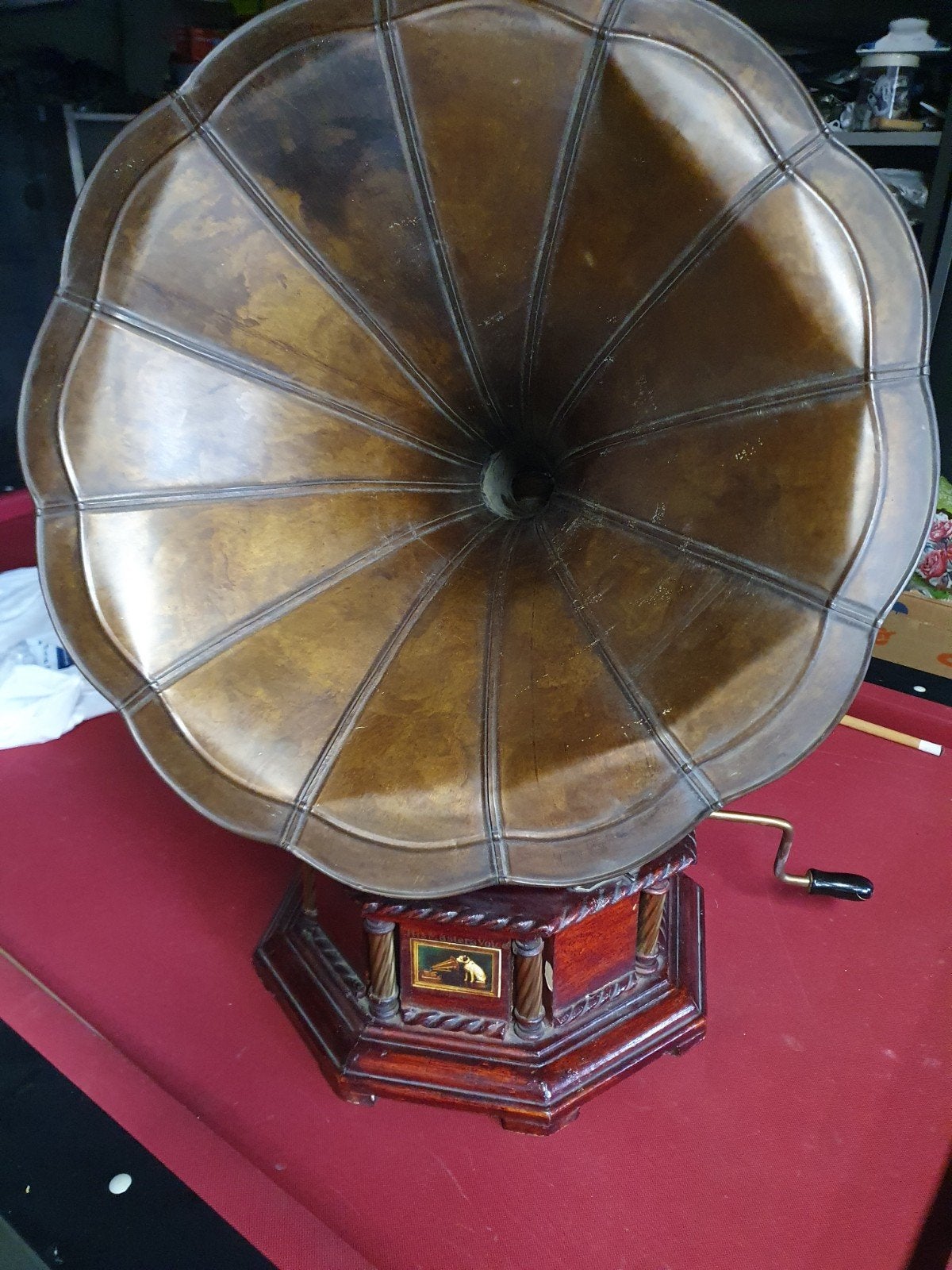 His Master's Voice platenspeler vintage antiek, Ophalen, Overige merken