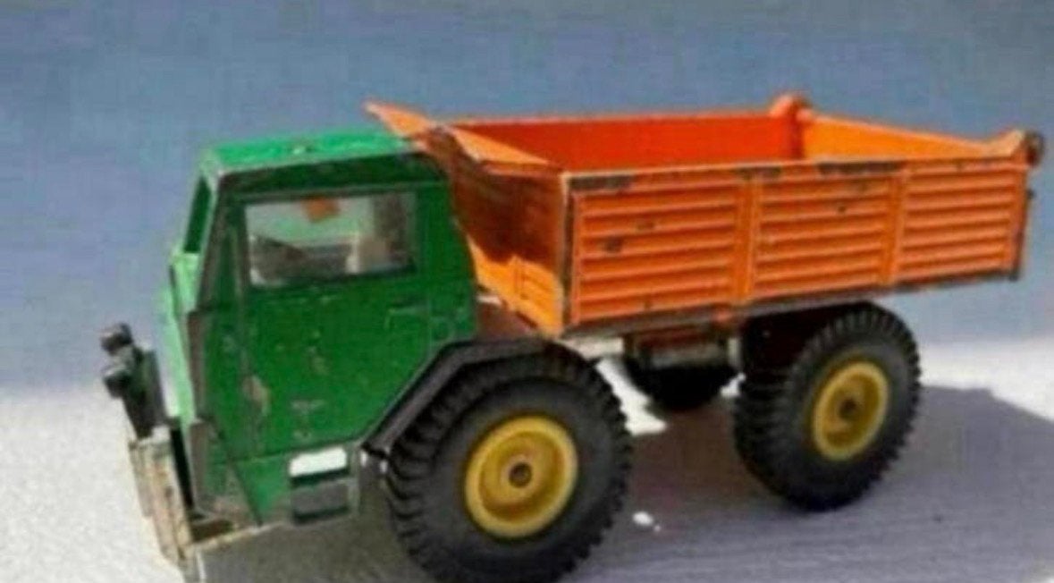 Vintage bakwagen Siku V337 sneeuwschuiver ontbreekt, Ophalen of Verzenden, Gebruikt, Bus of Vrachtwagen, SIKU