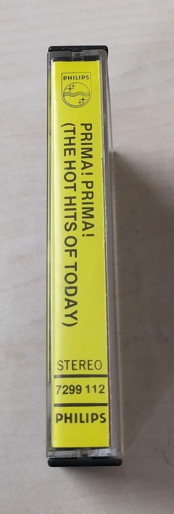 Prima! Prima! The Hot Hits Of Today Cassette MC Rob de Nijs, Ophalen of Verzenden, Zo goed als nieuw, Pop, Philips