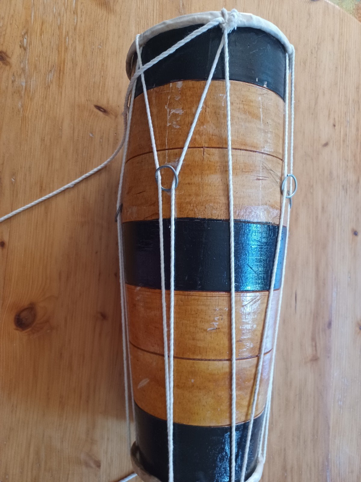 Vintage Handtrommel trommel Percussie Instrument, Muziek en Instrumenten, Ophalen of Verzenden, Gebruikt, Overige merken