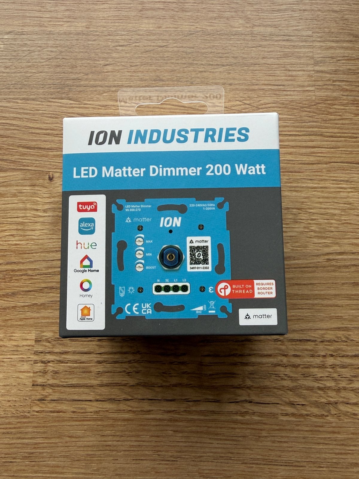 ION Industries LED Matter Dimmer 200 Watt, Doe-het-zelf en Verbouw, Ophalen of Verzenden, Nieuw, Overige merken, Dimmer