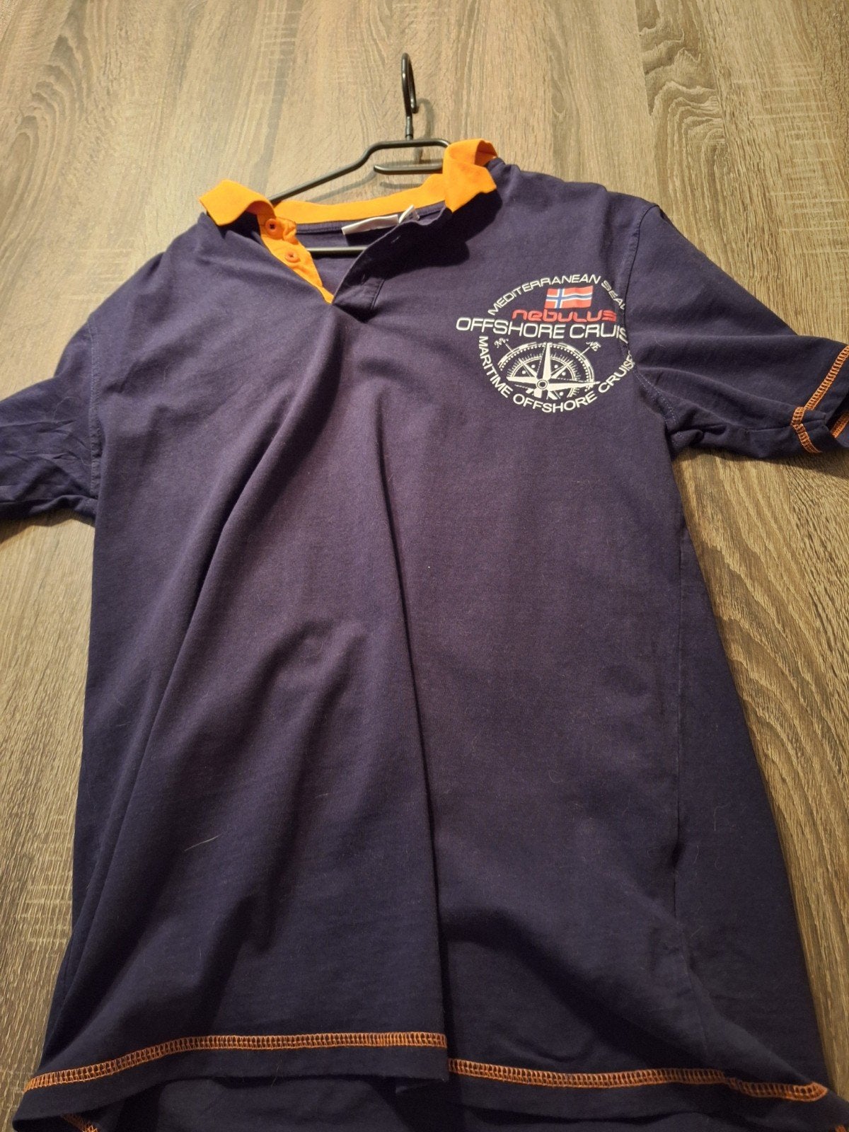 Nebulus polo XL (valt als L) - Zo goed als nieuw, Kleding | Heren, Maat 52/54 (L), Blauw, Ophalen of Verzenden, Zo goed als nieuw