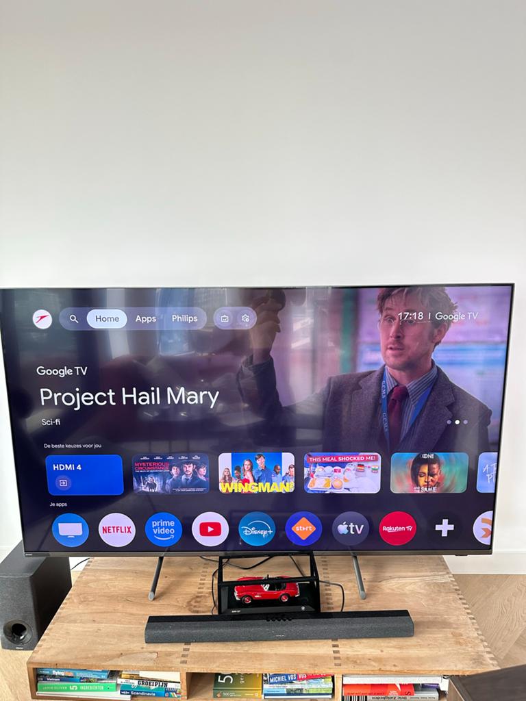 Philips The One 85” 4K Ambilight TV (85PUS8808), Ophalen, Philips, LED, 50 Hz