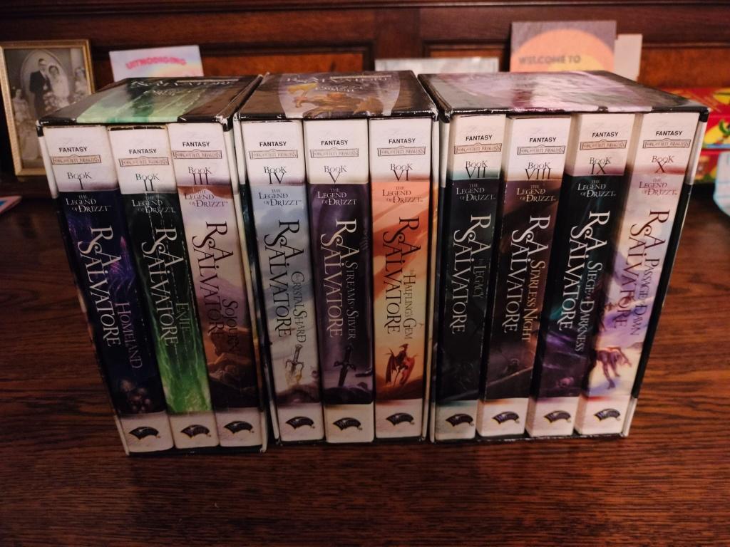 The Legend of Drizzt boeken 1t/m 10, Ophalen of Verzenden, Gelezen, R.A. Salvatore