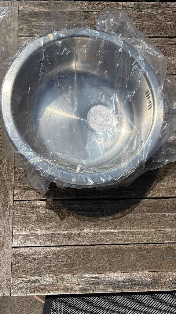 BOHOLMEN Inbouwspoelbak, roestvrij staal, 45 cm, Huis en Inrichting, Ophalen, Minder dan 50 cm, Overige kleuren, Nieuw