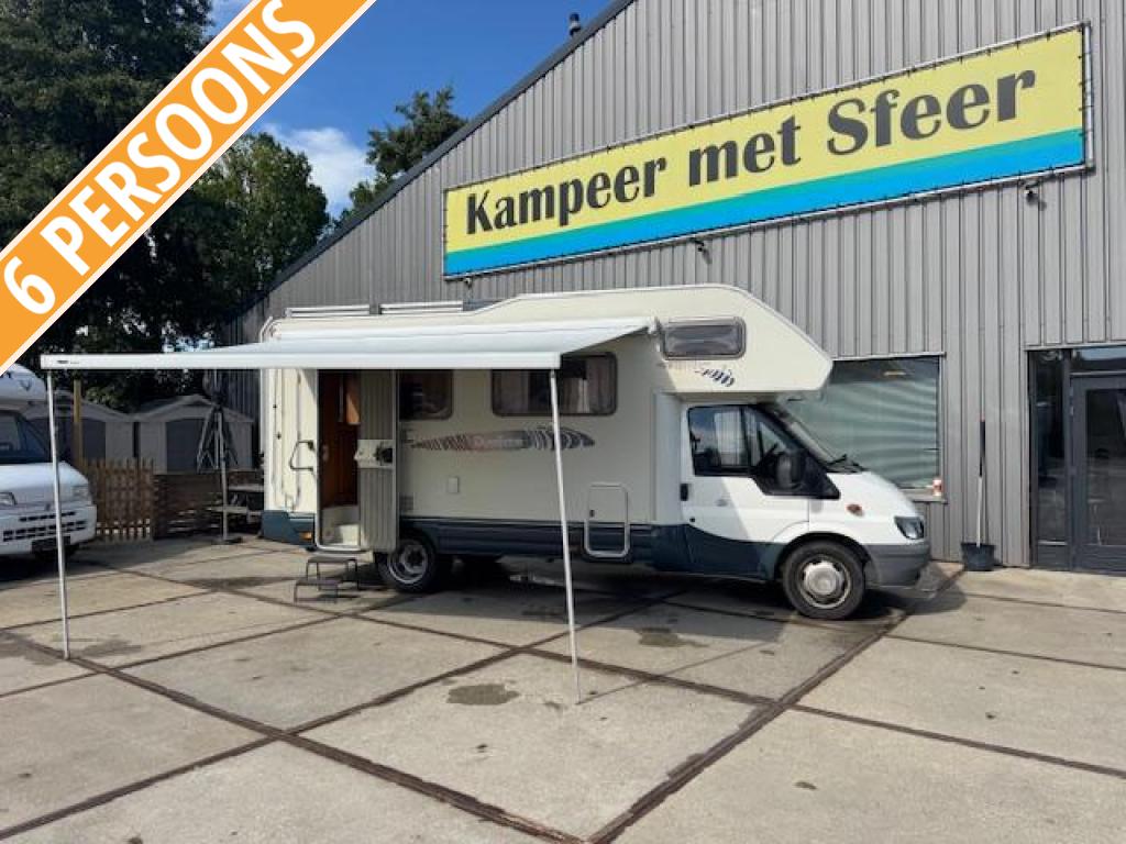 Rimor Duerre 6-Persoons, dubbel lucht, recente luifel-tent., Niet ingevuld, Standaard zit, Ringverwarming, Ford