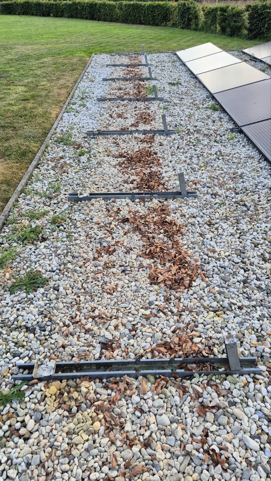 Onderconstructie zonnepanelen plat dak/vrije veld opstelling, Ophalen, Gebruikt