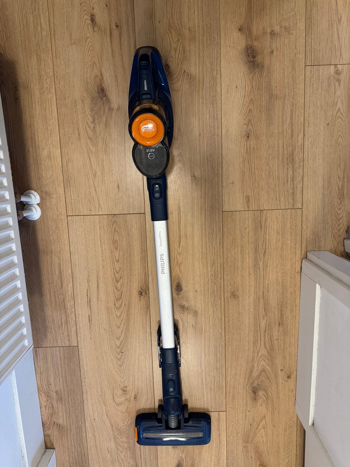 Philips Speedpro Cyclone 7 Draadloze Steelstofzuiger 21.6V, Witgoed en Apparatuur, Stofzuigers, Ophalen, Gebruikt, Philips, Draadloos