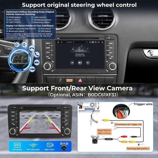 7 inch Autoradio Audi A3 S3 RS3 8P – Multimedia Systeem, Corvance B.V., Verzenden, Nieuw, Corvancebol@gmail.com