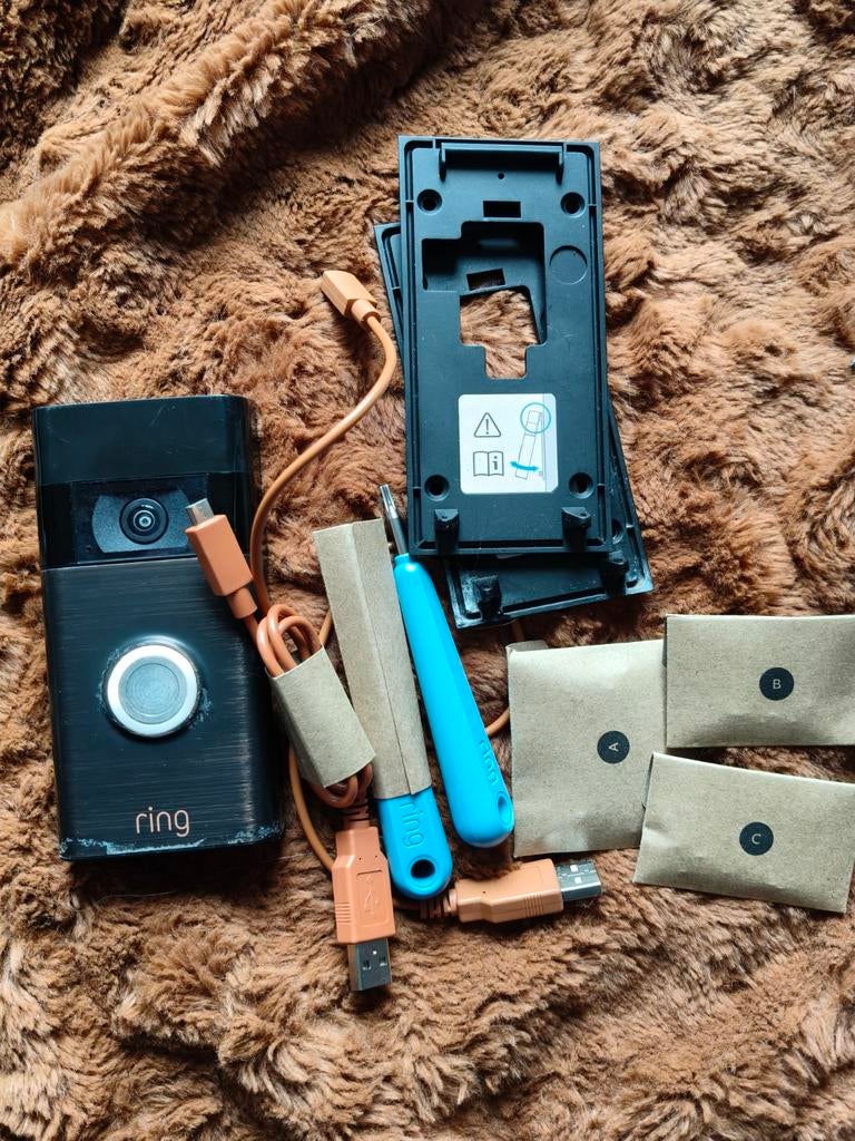 Ring doorbell 2e gen, Ophalen of Verzenden, Bewegingsdetectiesensor, Gebruikt, Draadloos