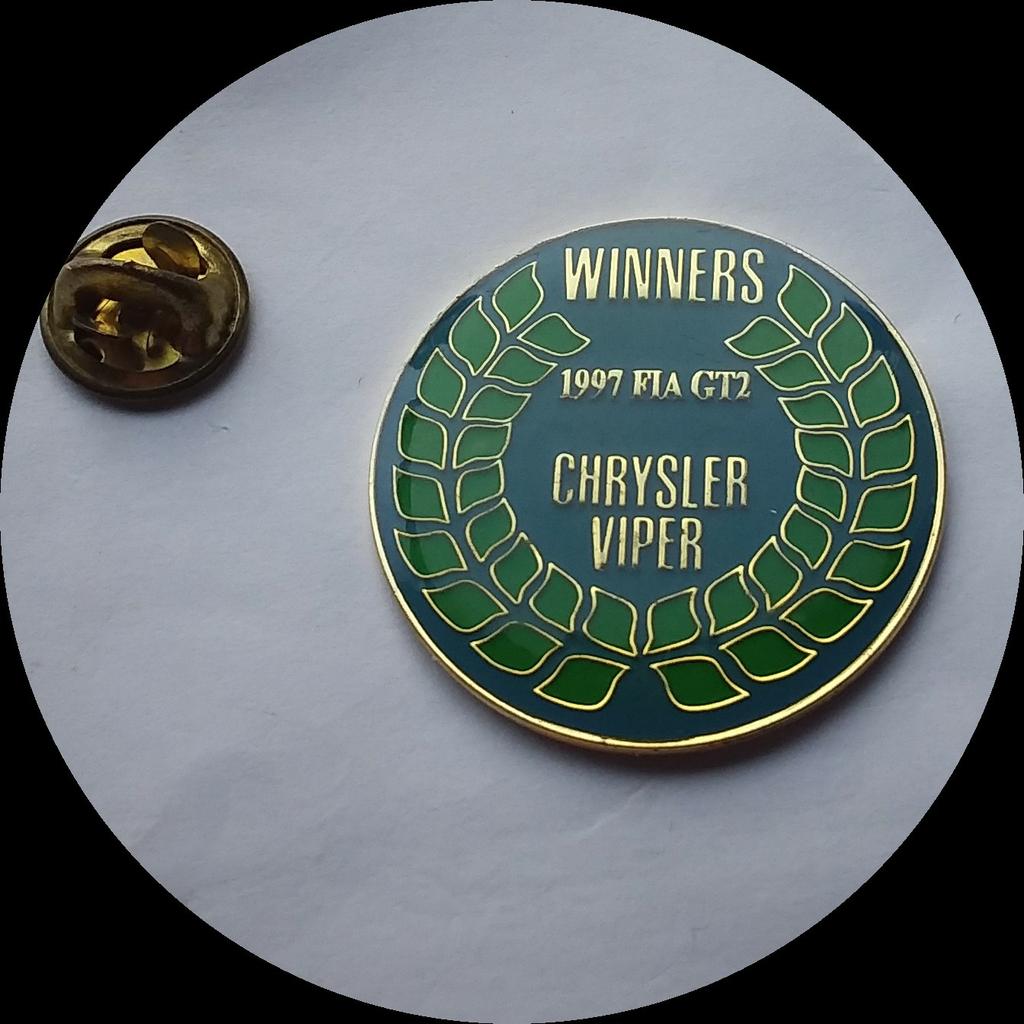 CHRYSLER VIPER pin, Ophalen of Verzenden, Zo goed als nieuw, Transport, Speldje of Pin