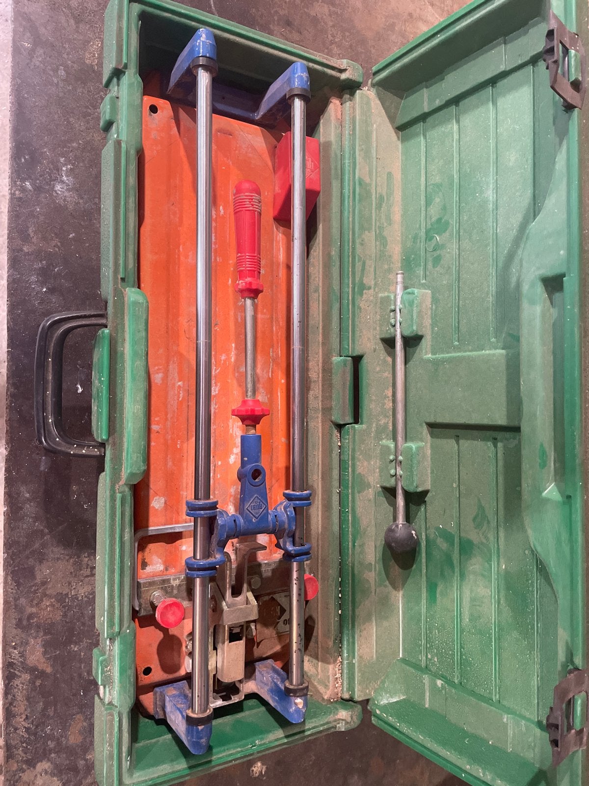 Rubi TS-40 Tegelsnijder in Koffer - Gebruikt, Ophalen of Verzenden, Gebruikt, Snijgereedschap, Rubi