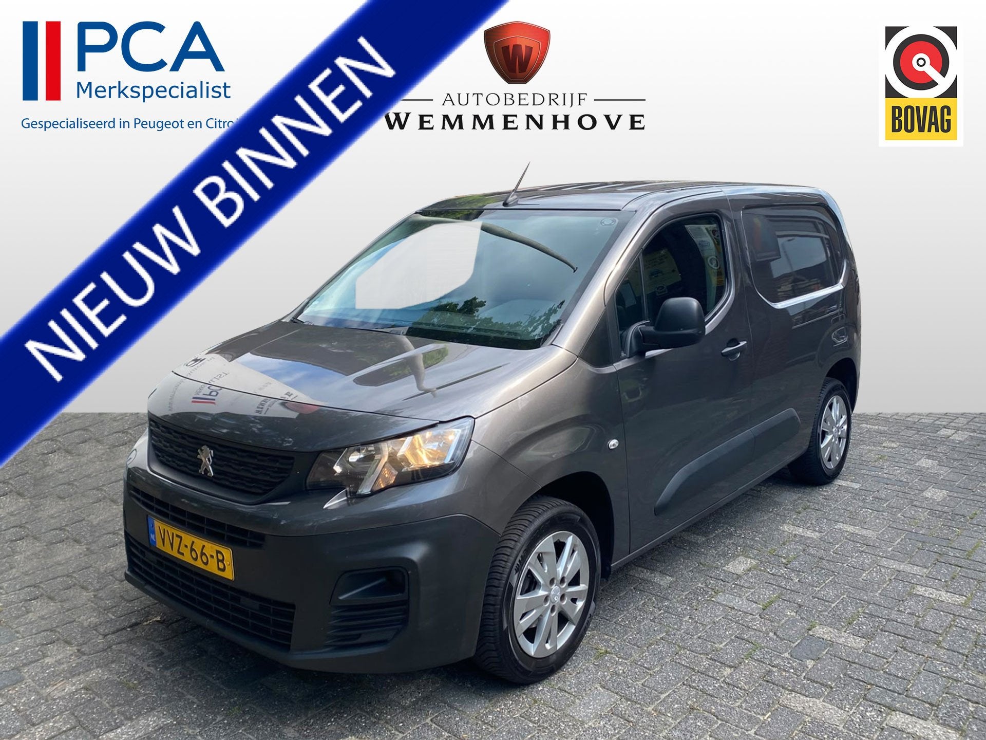 Peugeot Partner 1.5 BlueHDi 100 S&S L1 (bj 2023), Voorwielaandrijving, Dealer onderhouden, Stof, Gebruikt