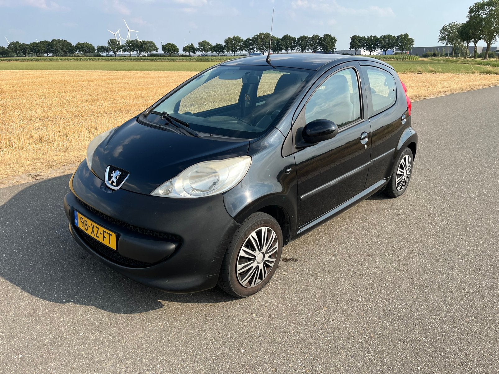 Peugeot 107 1.0 12V 5DR 2008 Zwart, Voorwielaandrijving, Stof, Origineel Nederlands, Handgeschakeld