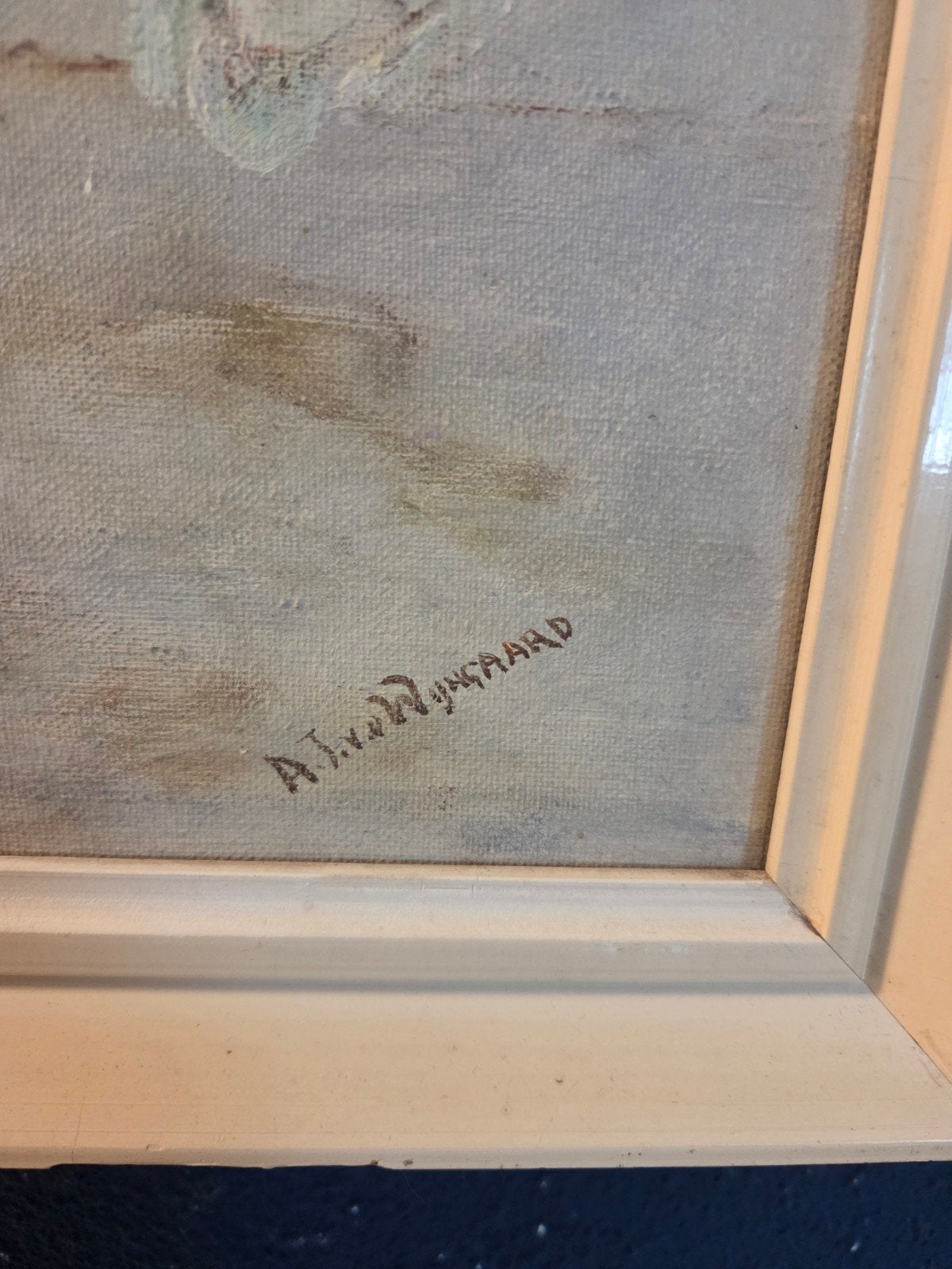 Bloemstilleven door A.J. van de Wijngaard (1888-1959), Ophalen