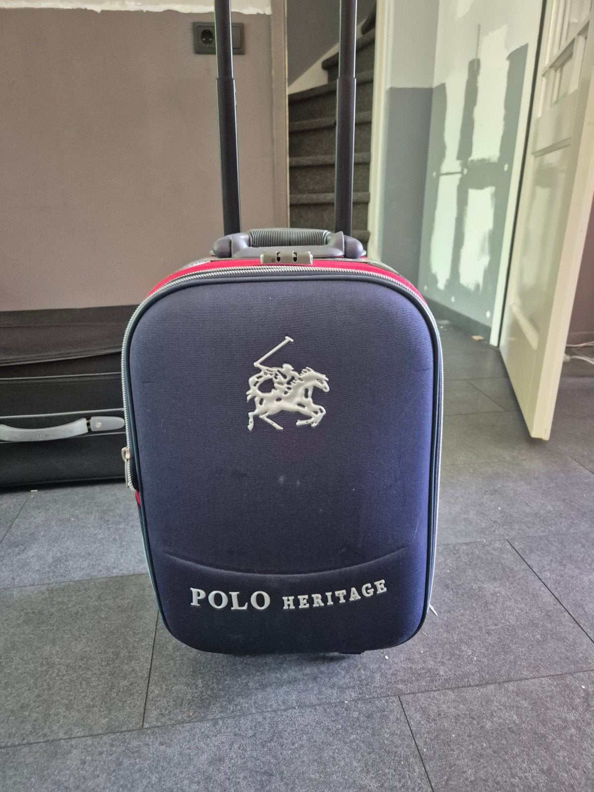 Polo Heritage Handbagage Koffer met Wieltjes en Slot, Wieltjes, Gebruikt, 50 tot 60 cm, Ophalen of Verzenden