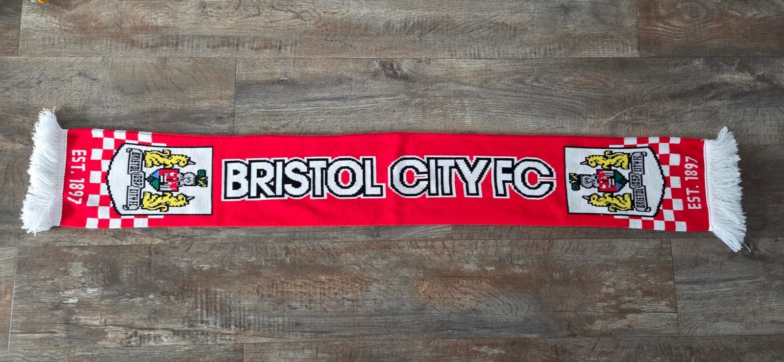 Sjaal Bristol City FC, Verzamelen, Sportartikelen en Voetbal, Ophalen of Verzenden, Zo goed als nieuw, Buitenlandse clubs, Vaantje of Sjaal