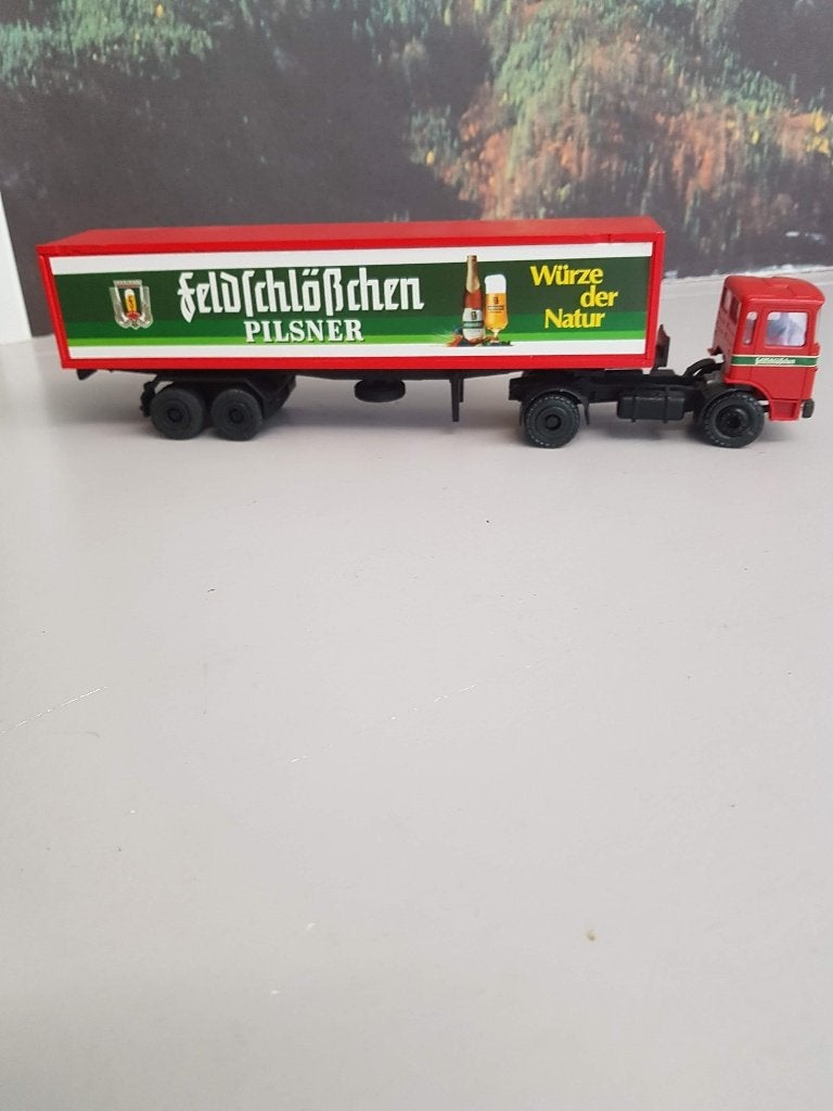 Te koop MAN met opl. uitv. Feldschlossen Bier 1/50 Conrad, Ophalen of Verzenden, Nieuw, Bus of Vrachtwagen, Conrad