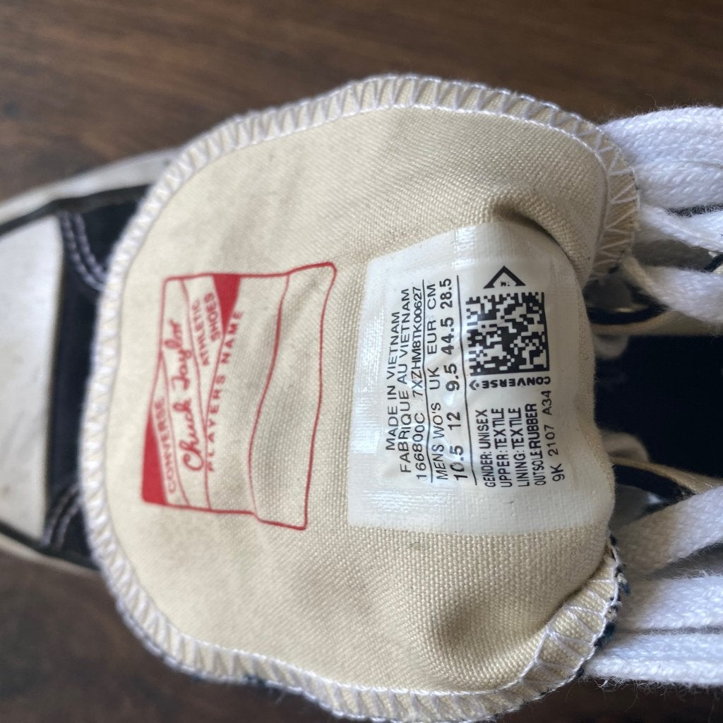 Converse Run Star Hike High Top, 44.5, Ophalen, Zwart, Converse All Stars, Sneakers of Gympen