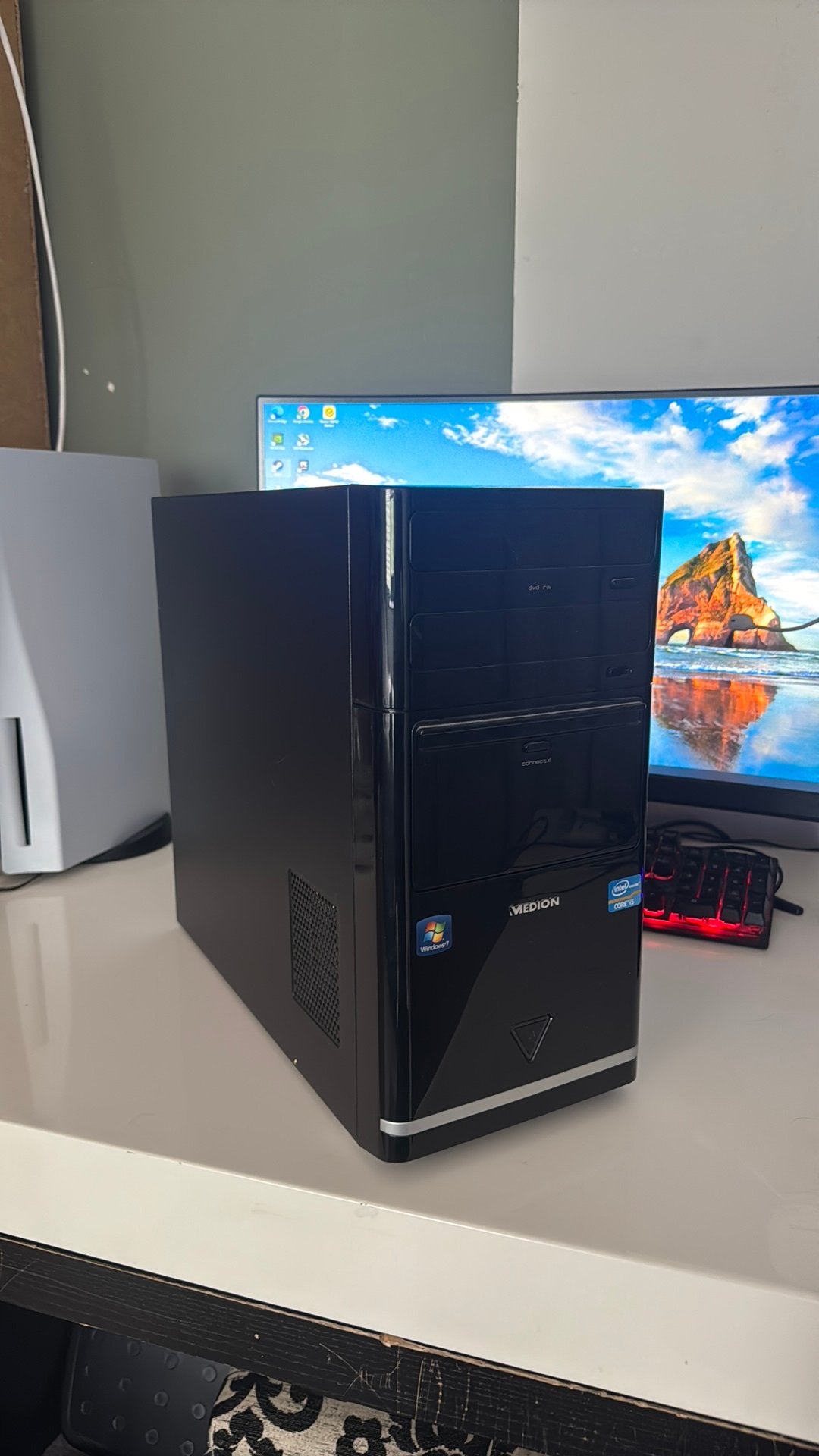 Medion pc ongetest, Computers en Software, Ophalen, Gebruikt, HDD, 2 tot 3 Ghz