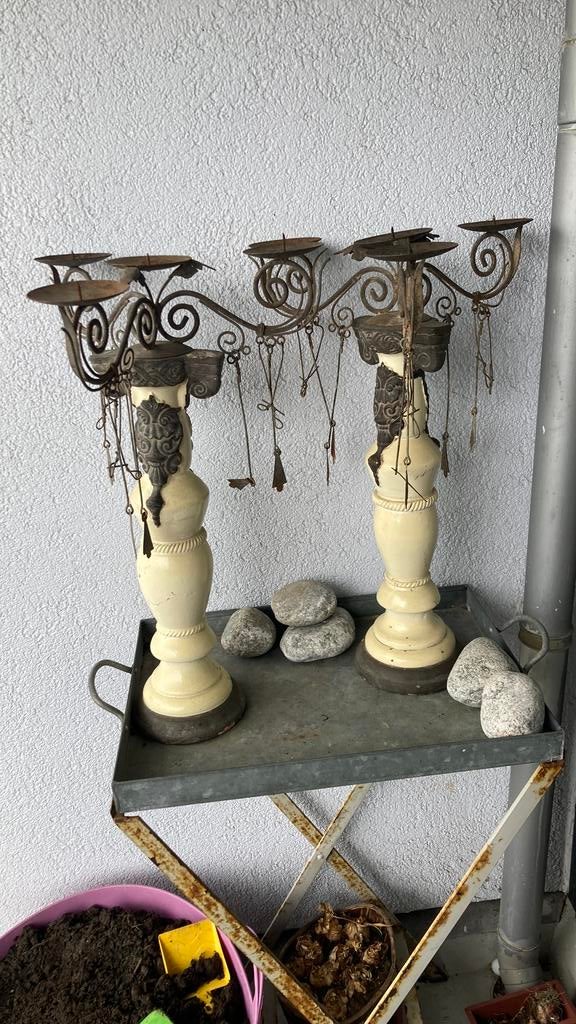 Brocante jandelaars, Ophalen of Verzenden, Overige materialen