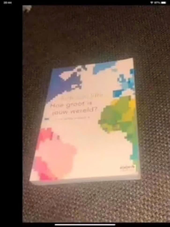 Hoe groot is jouw wereld? - Inspirerend boek, Onbekend, Ophalen of Verzenden, Zo goed als nieuw, Overige onderwerpen