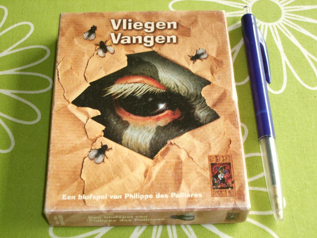 Vliegen vangen - gok- en blufspelletje met leuke vliegen, Vijf spelers of meer, Ophalen of Verzenden, Gebruikt